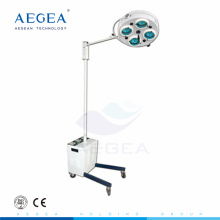 AG-LT010A-1 Vertical hospital movable clinic therapy exam room with battery stand lamp on wheel